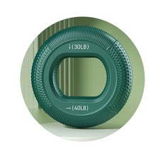 1+1 단계별 손가락 소근육 재활운동 스트레칭 실리콘 도넛악력기 고급형, 그린, 1개