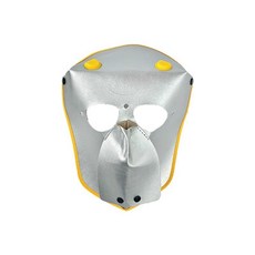 下殺價 鋁箔護頭焊工面罩 牛皮電焊面罩 燒焊面罩 臉部防護電焊氬弧焊, 1個, 鋁箔護頭面罩（單獨一個）
