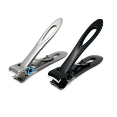 한투스 손톱깎이 1+1 두꺼운 손톱 발톱 깎이 ST701, 1세트, 블랙+실버+파일2개+보관함