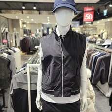 엘르골프 NC SG 24 SS 여성 봄 밑단 시보리포인트 안감우븐 베스트 조끼