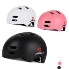 킥보드 에어워크 어반 헬멧 주니어 보호장비, 핑크