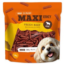 맥시 플러스 비프 져키 1.4kg 강아지간식, 단품