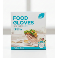 이지엔 위생장갑 푸드 글러브 비닐 장갑 대용량, 1000개, 1세트