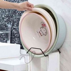 N6 세숫대야 거치대 1P 블랙 대야받침 욕실선반