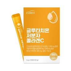 내츄럴플러스 에버핏 글루타치온 저분자 콜라겐C 4g x 30포, 1개, 1정
