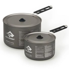 【SEA TO SUMMIT】Alpha 折疊鍋具組-2.0(1.2L 2.7L) NO.STSAPOTASETSSIM, 1個, 灰色, 鍋子、鍋蓋