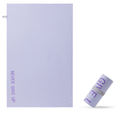 스포츠타올 똑딱이 특대형 160*80 빠른흡수 건조, 1개, 퍼플