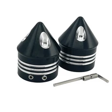 바이크 오토바이 29mm 스파이크 프론트 액슬 너트 캡 커버 Harley Sportster Touring Dyna Softail VRSC Fa