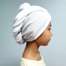 극세사 드라이타올 욕실 샤워 헤어 머리말리기 수건, 핑크, 1개