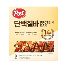 포스트 단백질바 xx10각 다이어트견과류 입10 칼로리바 건강바 견과류, 1개, 50g