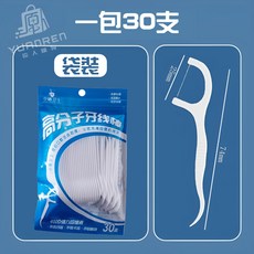 小啄卫士 高分子牙線棒 細滑線, 1個