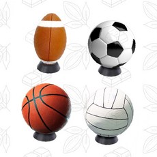 야구공 스포츠용품 원형 전시 받침대 검정 베이스 홈 인테리어 장식 컬렉션 보관, 1개, 공받침대-원형