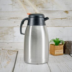 라온샵 2L 보온보냉 주전자 스텐 이중진공 물병 스텐주전자 보온주전자