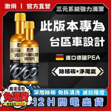 德國 黃金三元催化清洗劑 觸媒清洗劑 燃油寶 汽油添加劑 動力提升 油耗降低, 1個, 柴油車專用金裝強化款-1罐