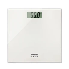 SANLUX 台灣三洋 數位體重計 SYES-301, 1個, SYES-301W 白