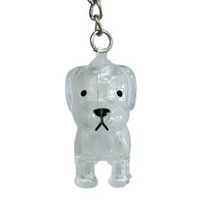 반려견 강아지 털 보관 아크릴 키링 (랍스터 고리 증정), 1개, I멍