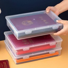 家用證件收納包盒檔案證書說明書資料戶口本家庭疫苗房產存放神器, 1個, 收納新勢力/證件整理神器,迷你小號1個裝【身份證/銀行卡】