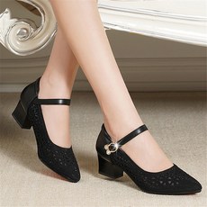 와이지엘 여성용 통기성 댄스화 초경량 발 편안한 라인 댄스화 극세사 망사 라인댄스신발, 225, 805블랙