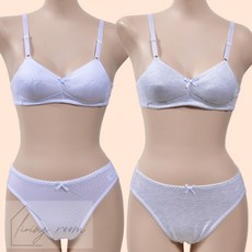 생활방 주니어 브라 팬티 세트 중학생브라