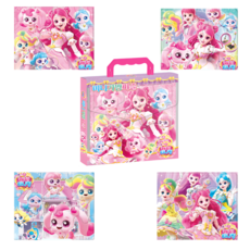 프린세스캐치티니핑 미니가방퍼즐 캐치티니핑시즌6 어린이날선물 어린이선물 초급용 가방퍼즐4종 8P 10P 12P 14P 로미 하츄핑 사뿐핑 아름핑 뽀니핑 어린이선물 소근육발달놀이, 44피스, 1세트