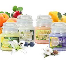 캔들워머 아로마캔들 실내방향제 향초 소이캔들 11종 90g, 레몬라벤더