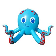 ZIPIA 물놀이 미끄럼틀 가정용 에어 풀장 워터 슬라이드 1개, D. 문어워터슬라이드(284.5x249x139.7cm)