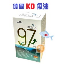 康心convince 康心 德國高濃度魚油軟膠囊食品60顆/盒 KD魚油 德國魚油, 1個