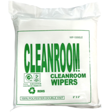 台灣現貨 多件優惠 9X9無塵布 150片/包 23*23公分 無塵擦拭布 無塵布工廠 批發 塵室擦拭布, 白色, 150個