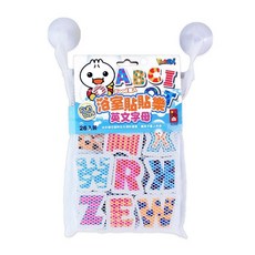 風車 戲水玩具, Food超人浴室貼貼樂-英文字母