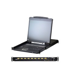 ATEN 宏正 CL5708N 19吋 LCD KVM 多電腦切換器, 1個