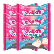 해태제과 화이트엔젤 mini 팝핑스타 6개