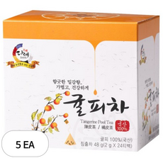 다예 귤피차 티백, 48g, 24개입, 5개