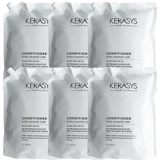 케라시스 대용량 리필 린스 2L x6개 푸석한모발 데미지케어, 6개