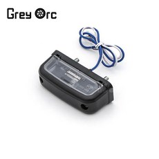 오토바이 머드 가드 슈퍼 리어 펜더 커버 라이센스 플레이트 브래킷, 기본, 1개, 3. License Plate Lamp