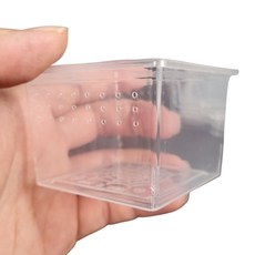 반투명 플라스틱 통기성 곤충 채집통 소형 사육장 1세트 6.5cm