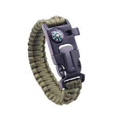 봄 나들이 고급 생존 팔찌 5in1 캠핑 백패킹 등산 파라코드 비상 용품 체험학습 소풍 방학 여행