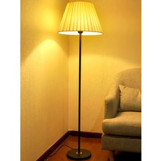 인테리어스탠드조명 플어 램프 거실 침실 머리맡 현대 크리 에이 티브 따뜻한 장식 LED, 15 주름진 후드 리프트 막대 버튼
