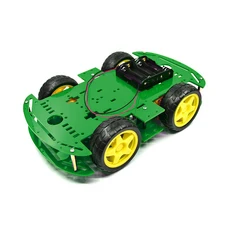 Arduino 5 색 스마트 자동차 키트 4WD 스마트 로봇 자동차 섀시 키트 속도 인코더 및 배터리 박스 DIY 전, green, 1개