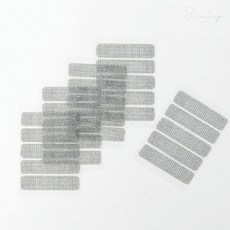썸데이몰 틈새차단 물구멍 방충망 스티커 5장(그레이) 방충망보수패치