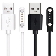 PLAUD 노트 보이스 레코더 충전기와 호환 레코더와 호환되는 마그네틱 교체 충전기 (2팩-블랙+화이트) 232444, 2팩-블랙+화이트