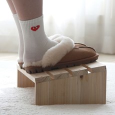 나무선생 삼나무 발받침대 경사 평면 일반 와이드 mon*885WM, 발받침대_경사_한발용