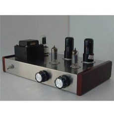 진공관 6N2 6P 블루투스 ) DIY 키트 오디오 (블루투스 6P6P, B. 6j46p6p에는 섀시 키트가 포함되지 않습니다., A. 스테인리스 스틸 섀시 완 베이스 플레이트가있는 블