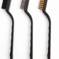 와이어 브러쉬 3종 철 황동 산업용 솔 찌든때 칫솔 세척