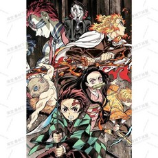 귀멸의 칼날 무한성편 퍼즐 500 1000피스 귀칼 굿즈, 520조각 + 액자 (52x38cm), 14