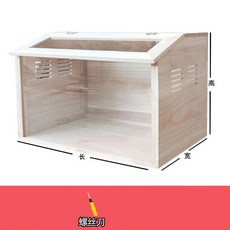 골든햄스터 케 목재 박스 리빙박스 여왕벌 Xoopar 항온 모델, 40 30 30싱글박스, 1개