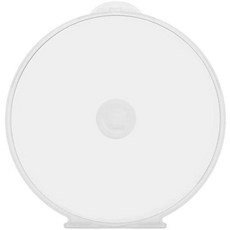 Maxtek 50 팩 투명 원형 클램셸 CD DVD 케이스 잠금 장치 포함