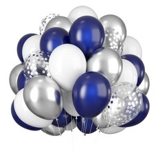 지에이엠 스폐셜한 파티를 위한 뛰어난 컬러의 이벤트 파티풍선, 1세트, 실버네이비