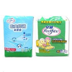 安親 Feelfree 乾爽抑菌看護墊, 12個, 8片, XXL 60X90cm