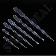 식물 관리제용 1개단위 멸균포장 미니스포이드 눈금스포이드 과학교구스포이드 플라스틱스포이드 액체비료용스포이드, 5ml, 5ml