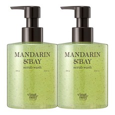 [뱅네프생토노레] 퍼퓸 스크럽 바디워시, 만다린앤베이, 2개, 500g
